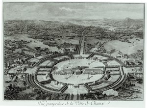 Chaux város perspektivikus képe, c. 1804